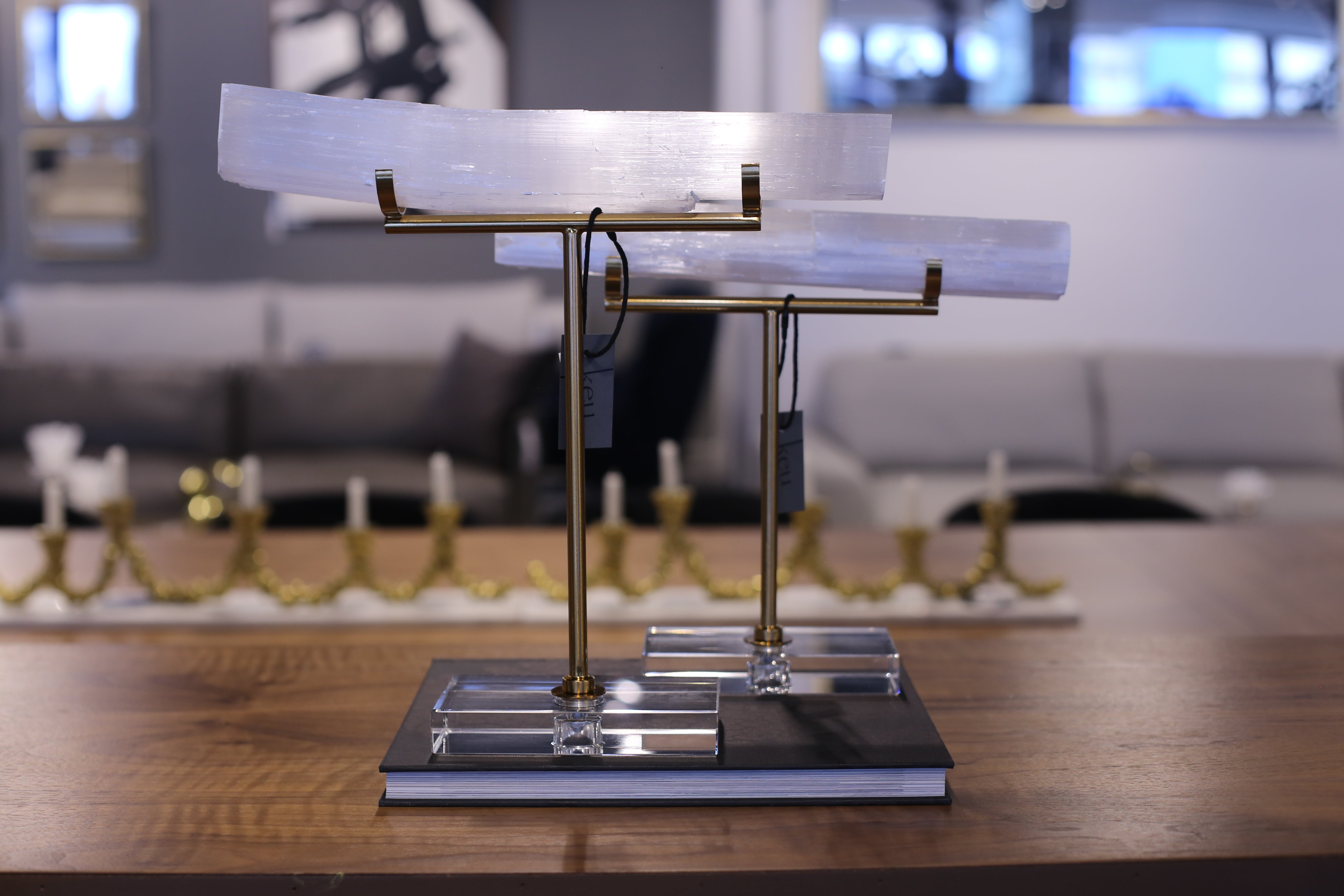 Accesorio de Cristal base de Mármol