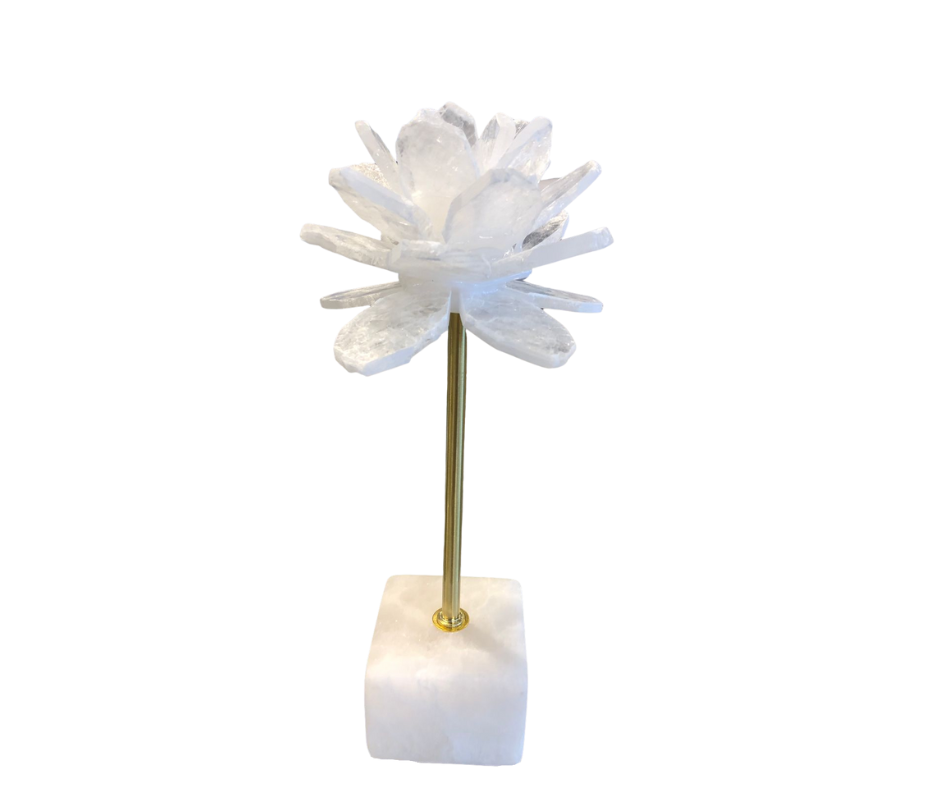 Flor de Mármol con base de Mármol