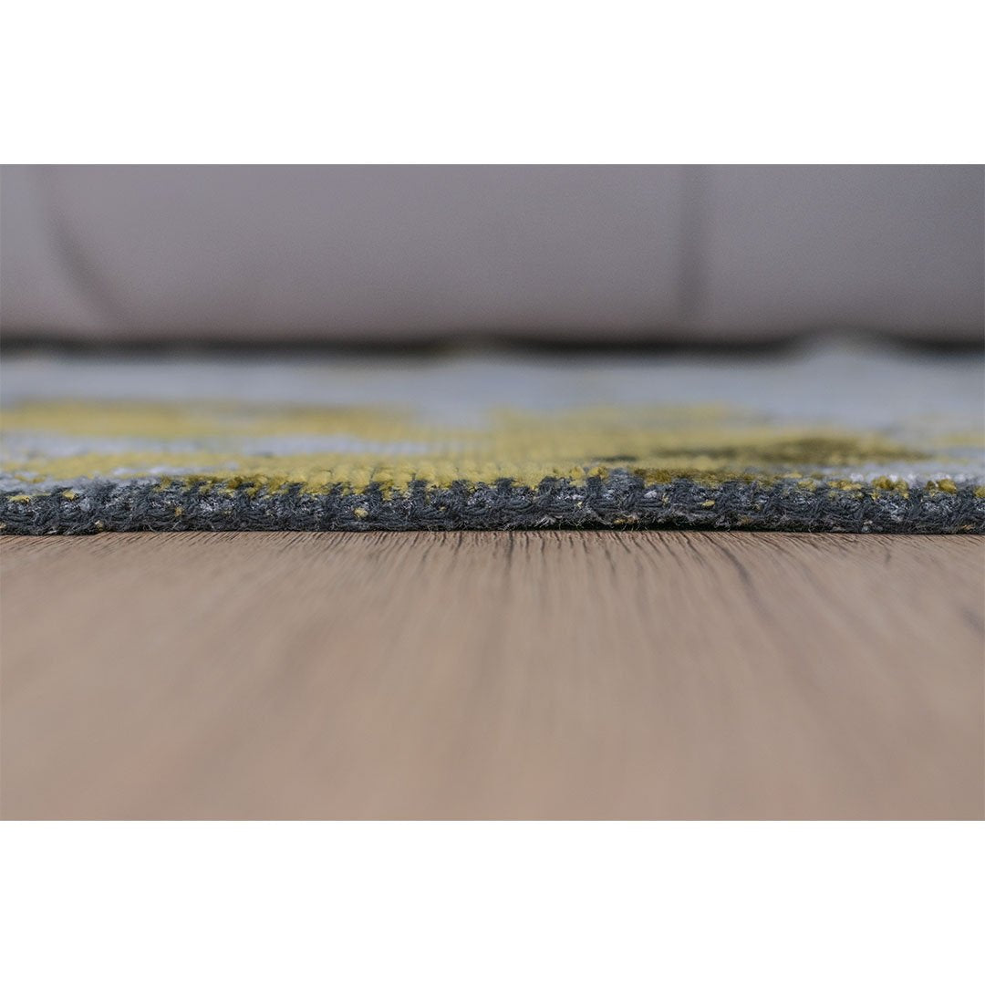 Tapete Kabala Gris/Oro T8001